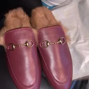Gucci | Shoes | Gucci Slippers With Fur Never Been Worn 
